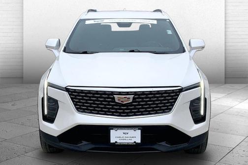 Crystal White Tri-Coat 2024 Cadillac XT4 Premium Luxury