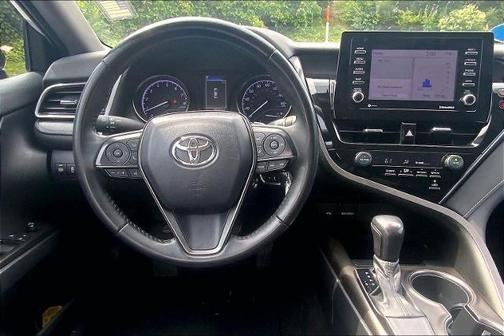Super White 2021 Toyota Camry SE Nightshade
