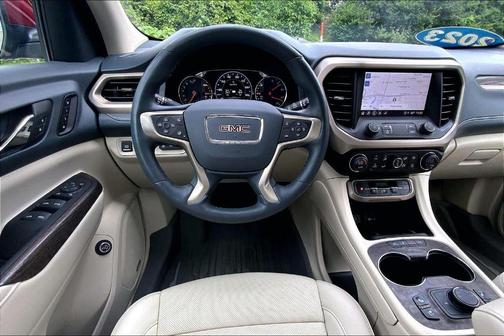 Volcanic Red 2023 GMC Acadia Denali