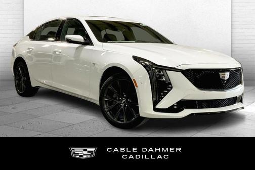 Summit White 2026 Cadillac CT5 Sport AWD