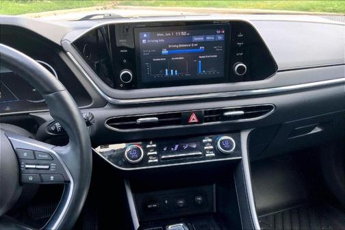Quartz White 2020 Hyundai SONATA SEL