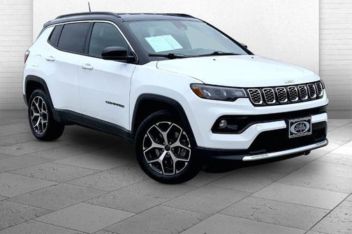 Bright White Clearcoat 2025 Jeep Compass Limited