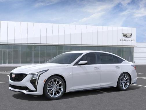 Summit White 2026 Cadillac CT5 Sport AWD