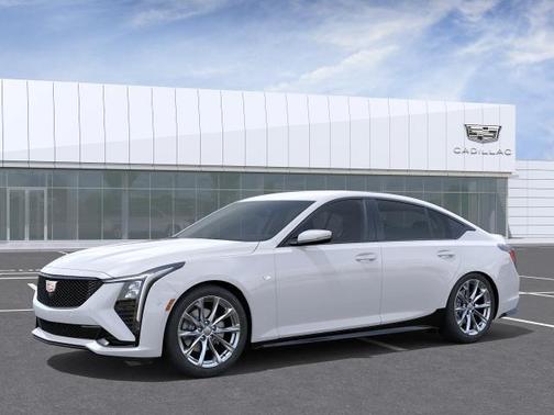 Summit White 2026 Cadillac CT5 Sport AWD
