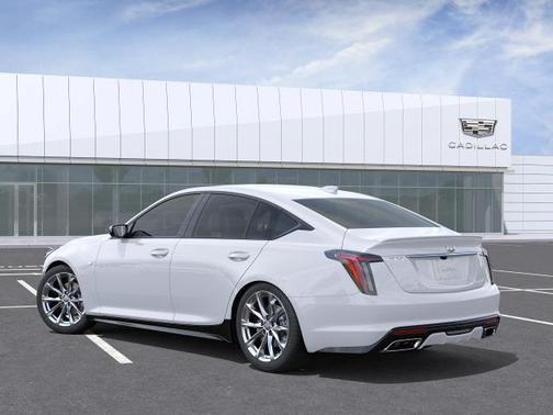 Summit White 2026 Cadillac CT5 Sport AWD