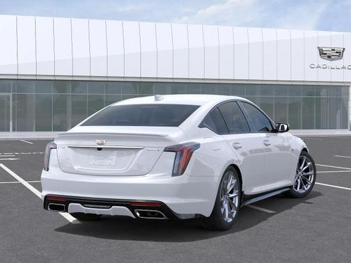 Summit White 2026 Cadillac CT5 Sport AWD
