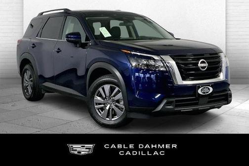 Deep Ocean Blue 2025 Nissan Pathfinder SV