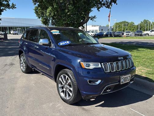 True Blue Pearlcoat 2018 Jeep Grand Cherokee Overland