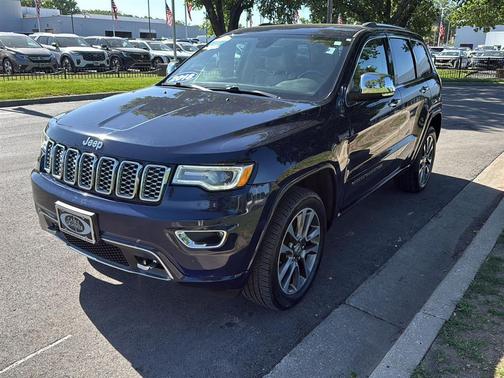 True Blue Pearlcoat 2018 Jeep Grand Cherokee Overland
