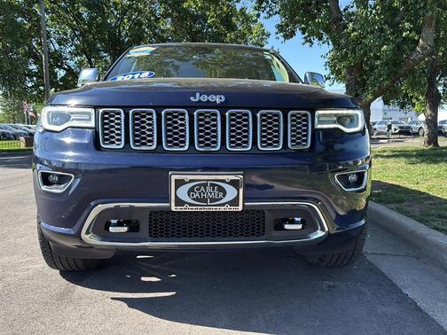 True Blue Pearlcoat 2018 Jeep Grand Cherokee Overland