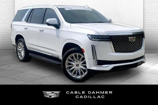 Crystal White Tri-Coat 2023 Cadillac Escalade Premium Luxury