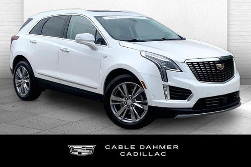 Crystal White Tri-Coat 2024 Cadillac XT5 Premium Luxury