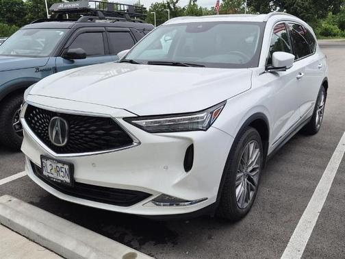 Platinum White Pearl 2022 Acura MDX Advance