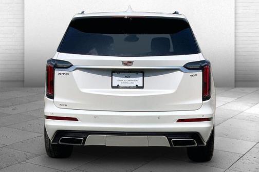 Crystal White Tri-Coat 2025 Cadillac XT6 Sport AWD