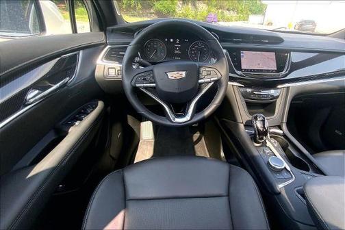Crystal White Tri-Coat 2025 Cadillac XT6 Sport AWD