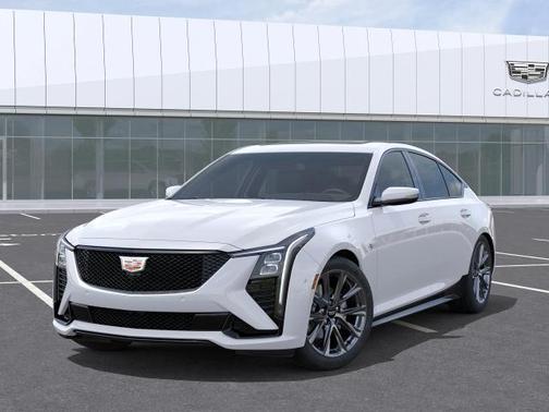 Summit White 2026 Cadillac CT5 Sport AWD