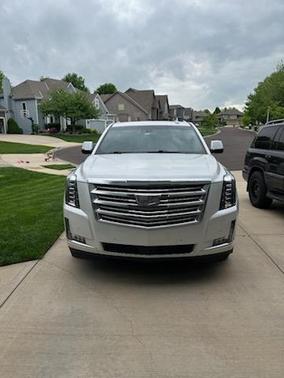 Crystal White Tri-Coat 2017 Cadillac Escalade ESV Platinum