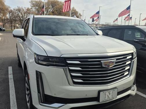 Crystal White Tri-Coat 2022 Cadillac Escalade ESV Premium Luxury Platinum