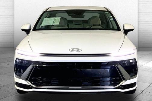 White 2025 Hyundai SONATA Hybrid SEL