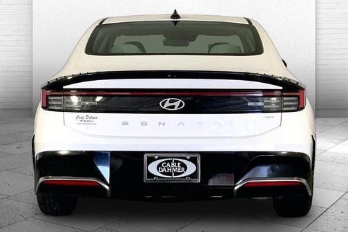White 2025 Hyundai SONATA Hybrid SEL