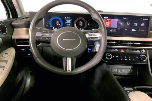 White 2025 Hyundai SONATA Hybrid SEL