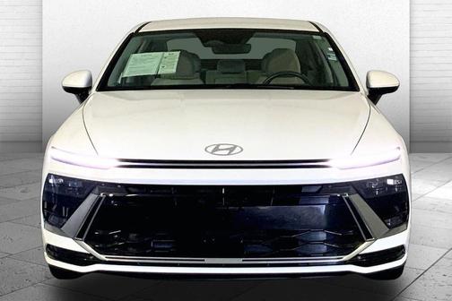 White 2025 Hyundai SONATA Hybrid SEL