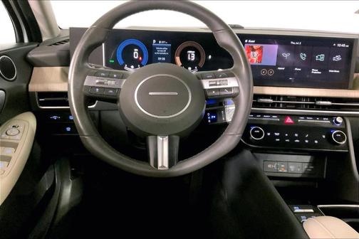 White 2025 Hyundai SONATA Hybrid SEL
