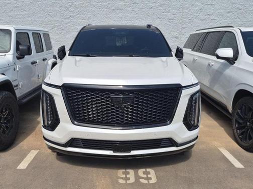 Crystal White Tri-Coat 2025 Cadillac Escalade Sport