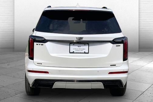 Crystal White Tri-Coat 2023 Cadillac XT6 Sport AWD