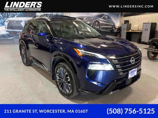 Deep Ocean Blue 2025 Nissan Rogue Platinum