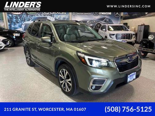 Jasper Green Metallic 2021 Subaru Forester Limited