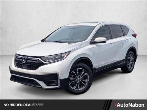 Platinum White Pearl 2022 Honda CR-V AWD EX-L