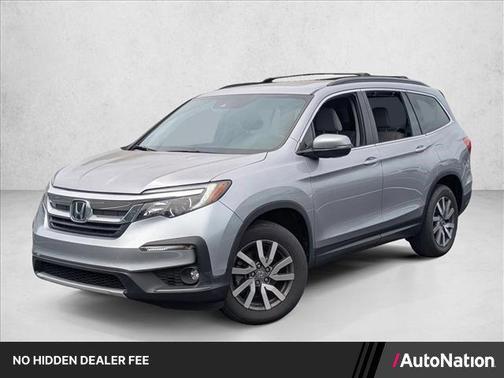 Lunar Silver Metallic 2021 Honda Pilot 2WD EX-L