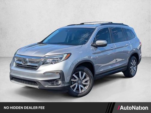 Lunar Silver Metallic 2021 Honda Pilot 2WD EX-L