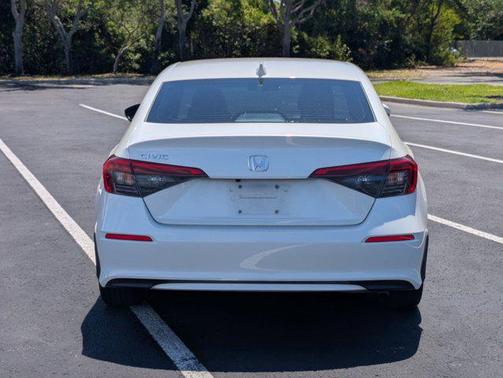 Platinum White Pearl 2023 Honda Civic LX
