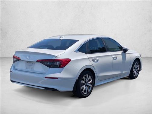 Platinum White Pearl 2023 Honda Civic LX
