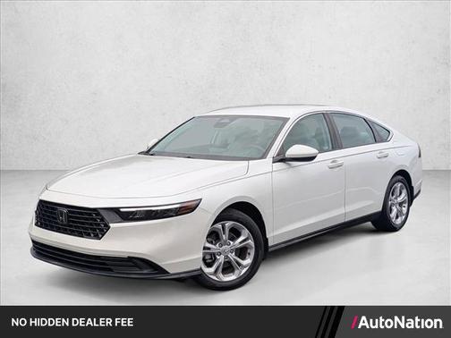 Platinum White Pearl 2023 Honda Accord LX 1.5T