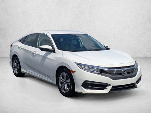 Taffeta White 2016 Honda Civic LX