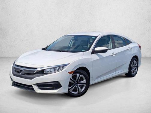 Taffeta White 2016 Honda Civic LX