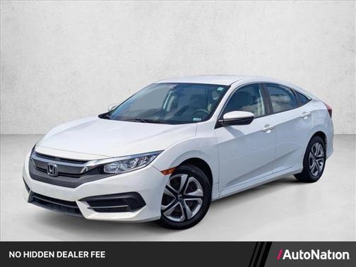 Taffeta White 2016 Honda Civic LX