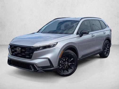 Solar Silver Metallic 2026 Honda CR-V Hybrid Sport-L FWD