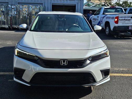 Platinum White Pearl 2024 Honda Civic EX-L
