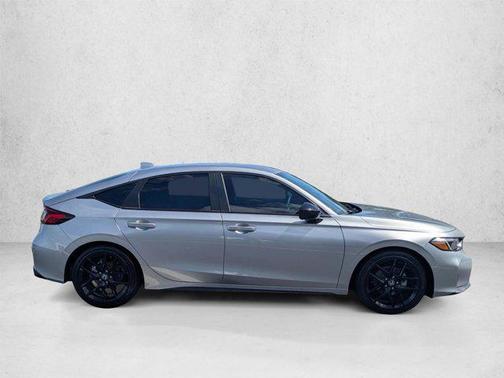 Solar Silver Metallic 2025 Honda Civic Sport
