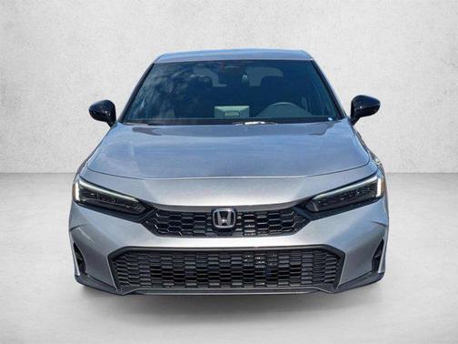 Solar Silver Metallic 2025 Honda Civic Sport