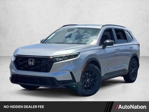 Solar Silver Metallic 2026 Honda CR-V Hybrid Sport FWD