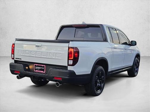 Platinum White Pearl 2026 Honda Ridgeline Black