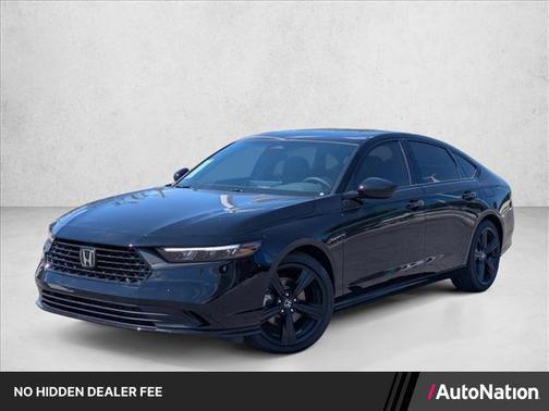Crystal Black Pearl 2026 Honda Accord Hybrid Sport-L