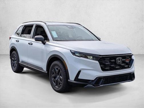 Platinum White Pearl 2026 Honda CR-V Hybrid TrailSport AWD