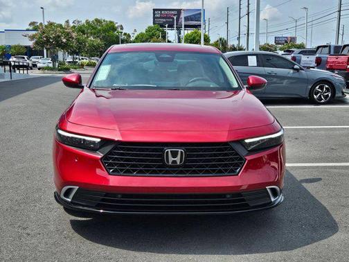 Radiant Red Metallic 2026 Honda Accord Hybrid Touring