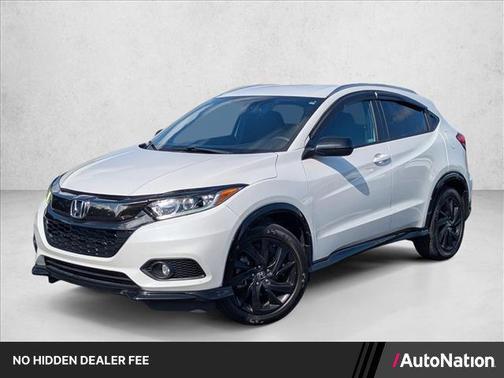 Platinum White Pearl 2021 Honda HR-V AWD Sport